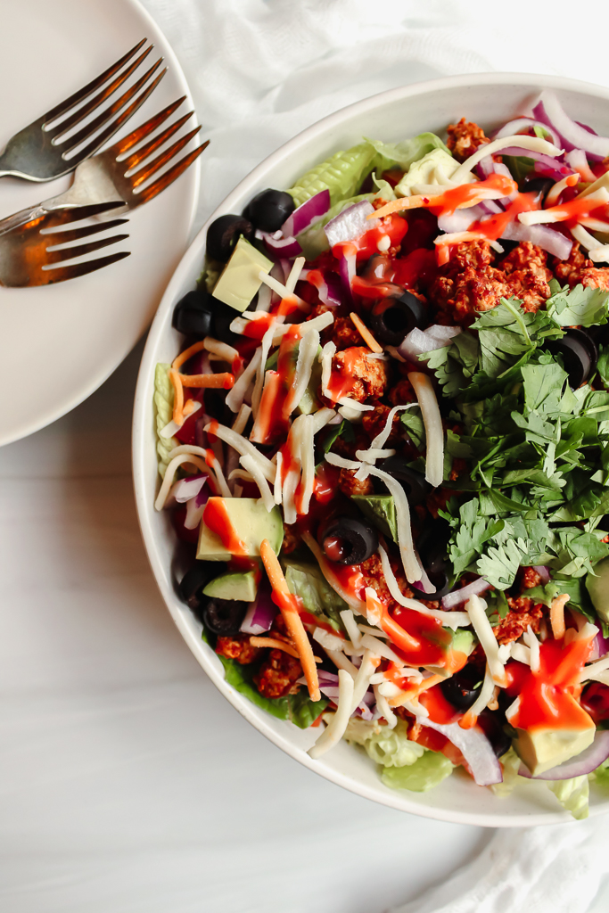 Taco Salad with Catalina Dressing